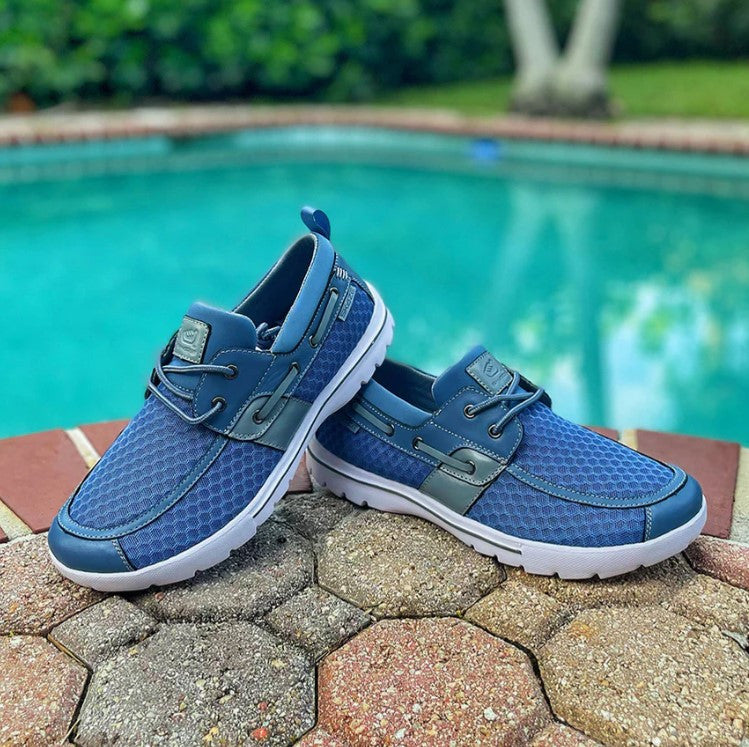 Blue deck shoes mens on sale