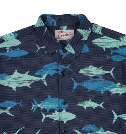 Ahi Ahi Ulua Hawaiian Shirt by Kahala