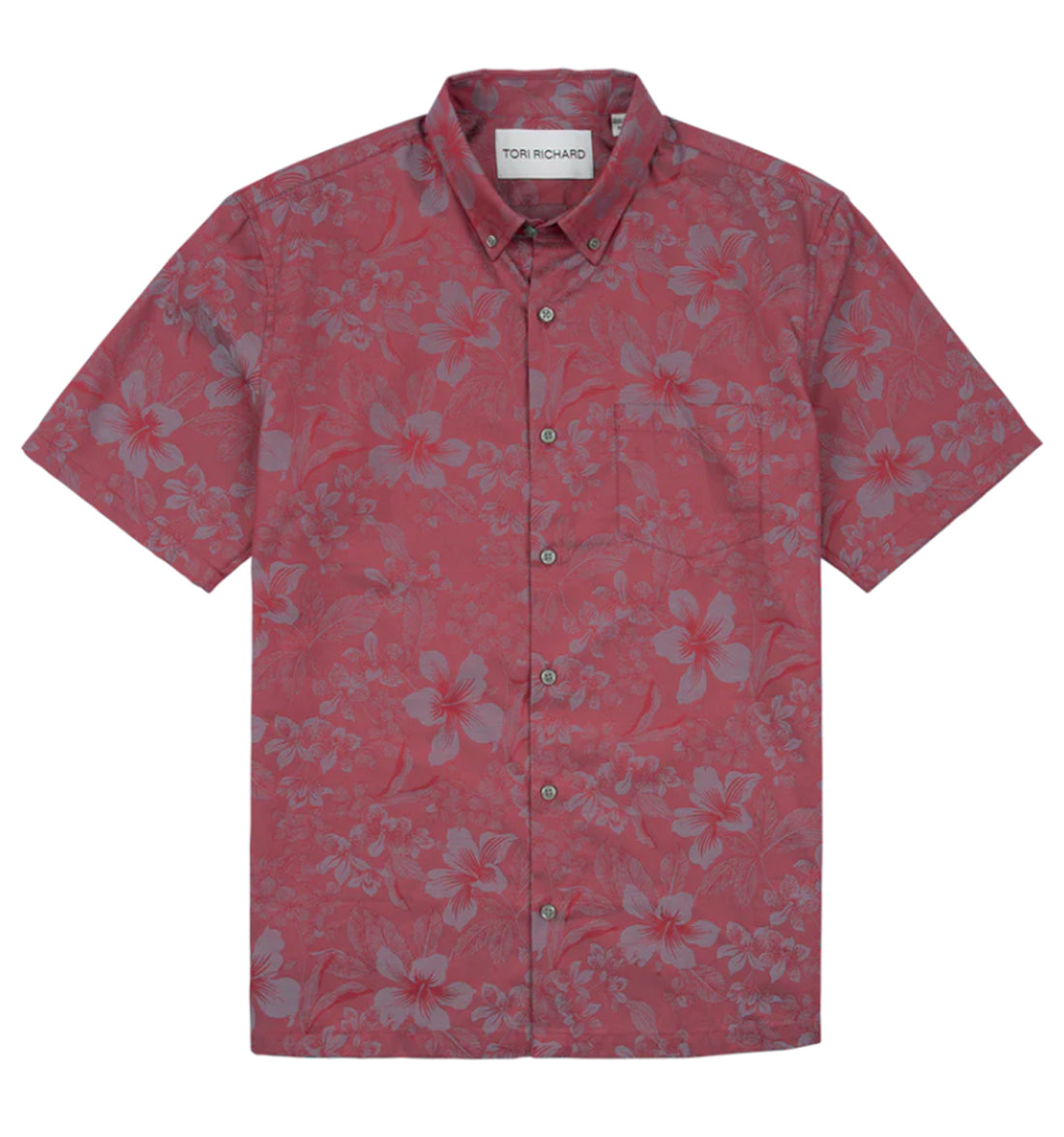 Blooming Jacquard Cotton Shirt by Tori Richard