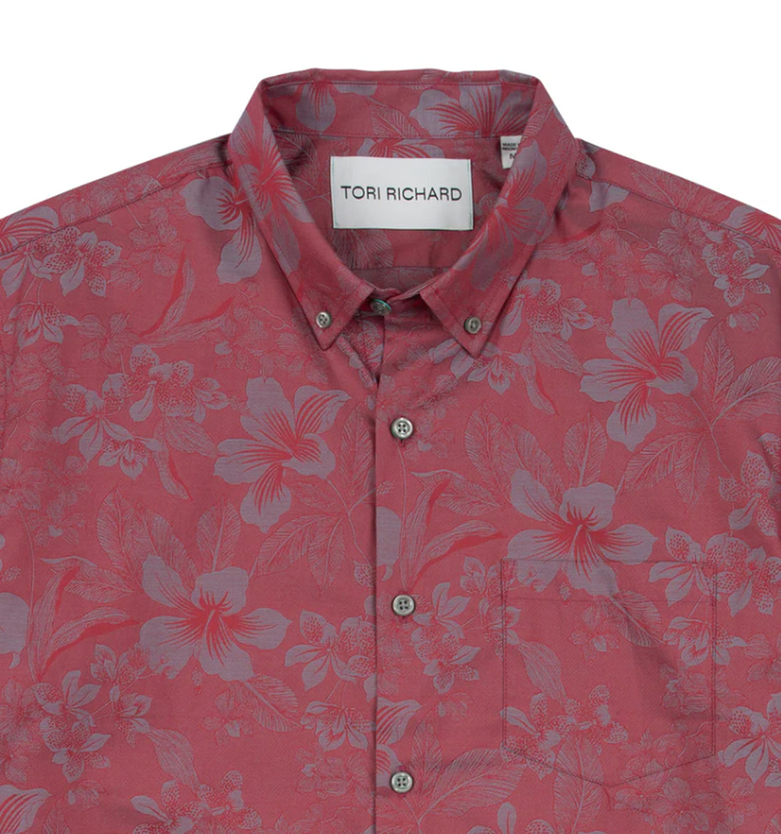 Blooming Jacquard Cotton Shirt by Tori Richard