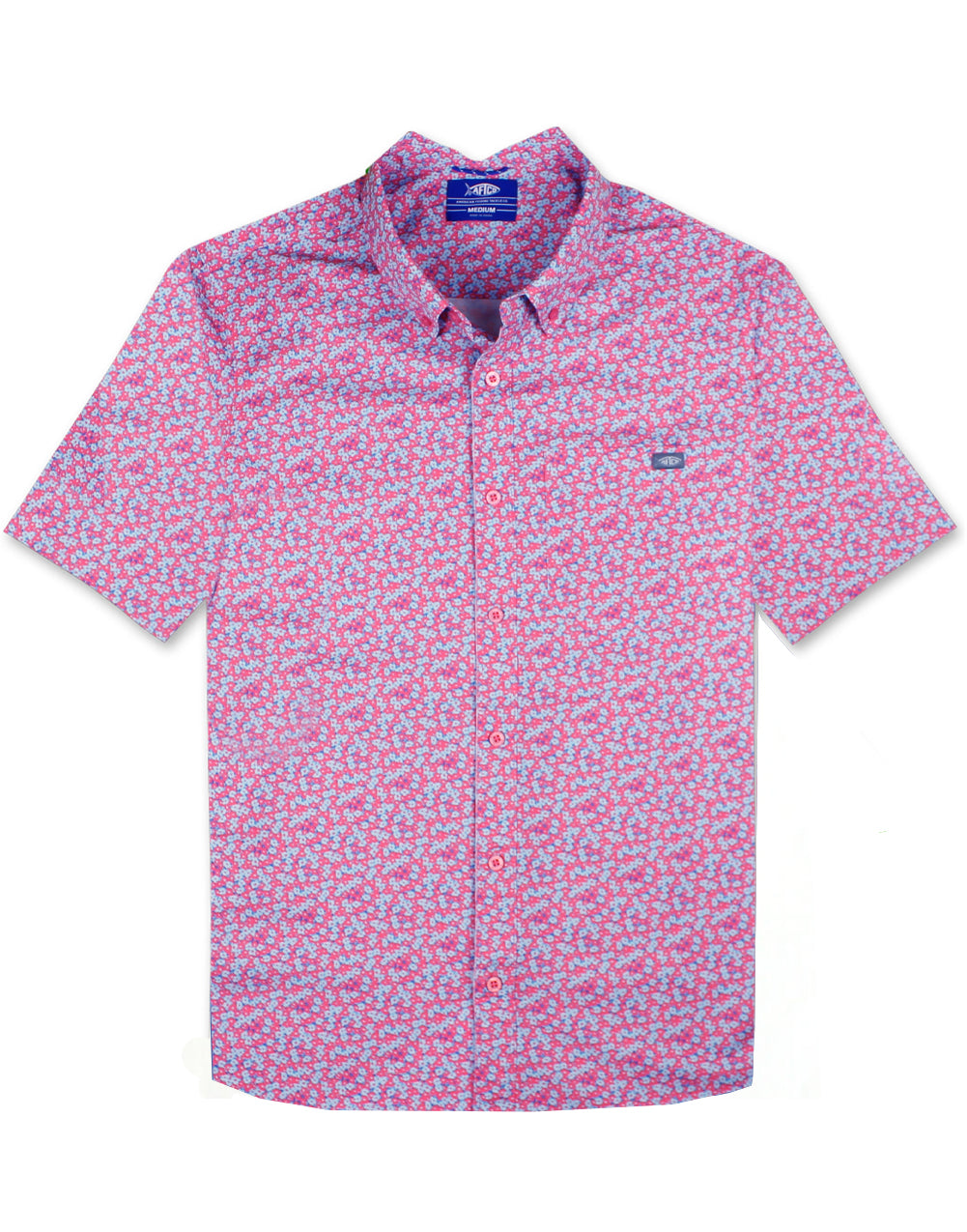 Boatbar Short Sleeve Shirt by Aftco - Fathom