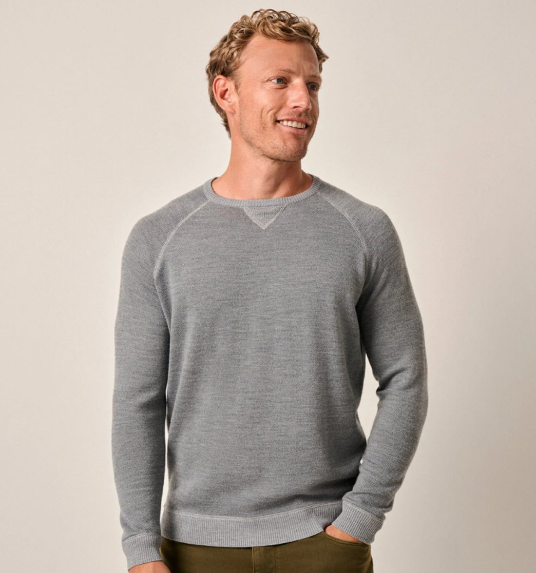 Boggs Merino Wool Crewneck Sweater by Johnnie-O