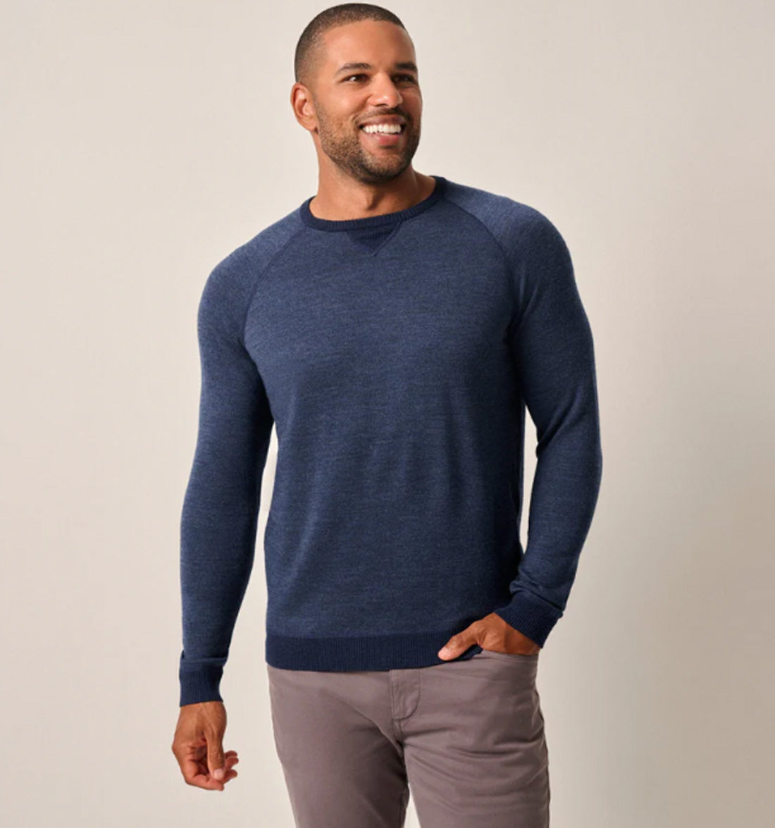 Boggs Merino Wool Crewneck Sweater by Johnnie-O