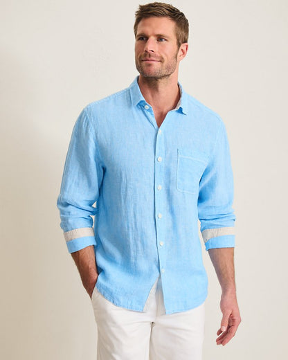 Paradise Breezer Linen Long Sleeve Shirt by Tommy Bahama