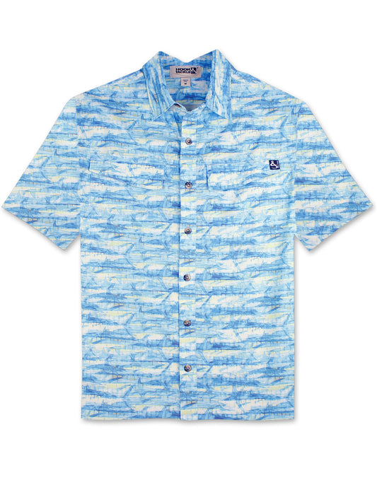 Marlin Camo Short Sleeve Shirt by Hook & Tackle