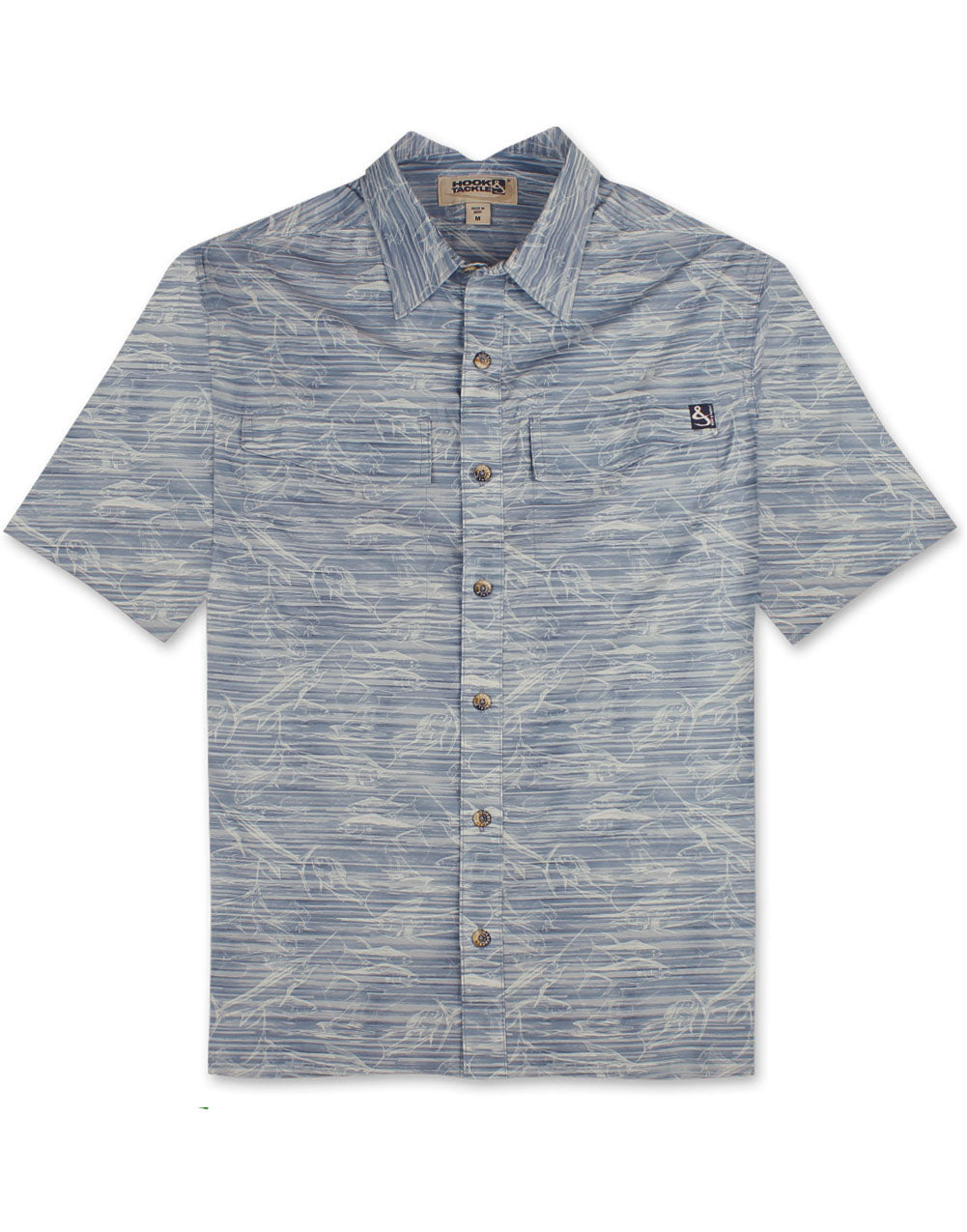 Offshore Fishing Short Sleeve Shirt by Hook & Tackle