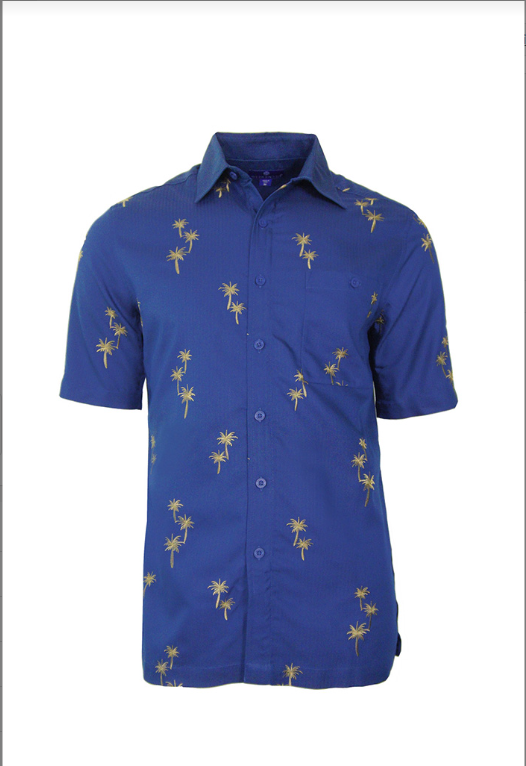 Palm Groves Embroidered Shirt by Weekender