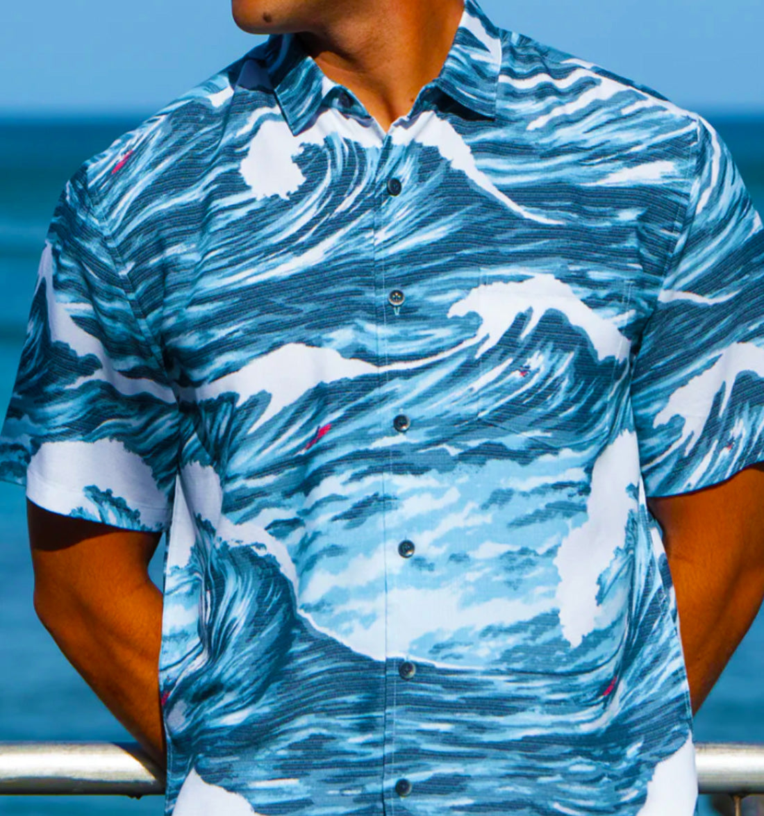 Peahi Hawaiian Shirt by Kahala