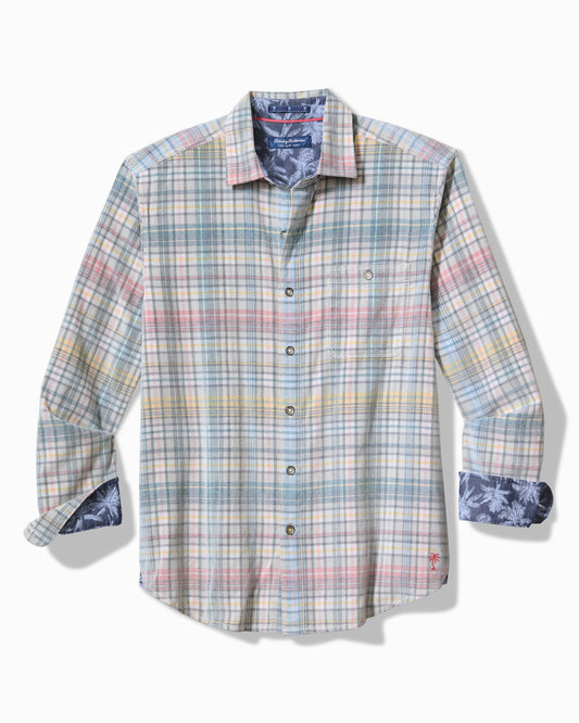 Coastline Cord Stretch Harbor Check Shirt by Tommy Bahama