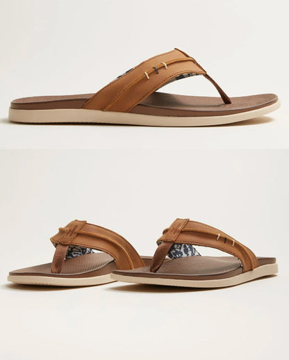 Starboard Leather Sandal by Johnnie-O