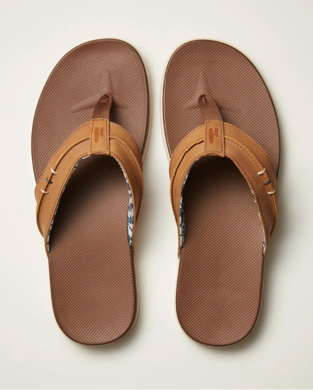 Starboard Leather Sandal by Johnnie-O