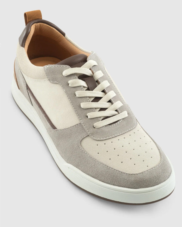 Topspin Court Sneaker by Johnnie-O - Taupe