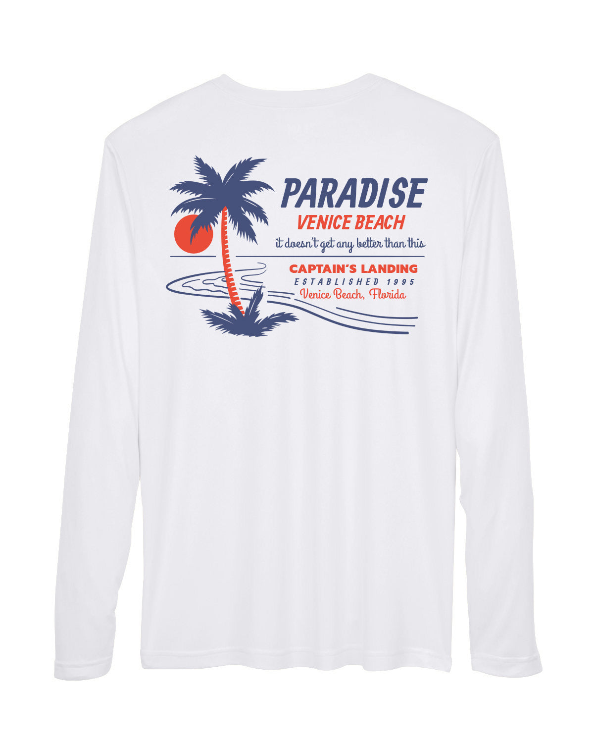 Venice Beach Paradise Long Sleeve Sun Protection Shirt