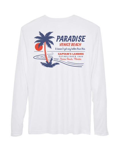 Venice Beach Paradise Long Sleeve Sun Protection Shirt