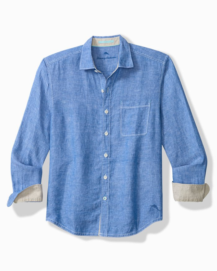 Paradise Breezer Linen Long Sleeve Shirt by Tommy Bahama