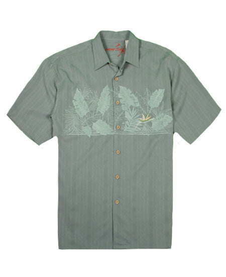 Chest BOP Embroidered Polynosic Camp Shirt by Bamboo Cay