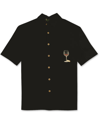 Unwined Embroidered Camp Shirt by Bamboo Cay