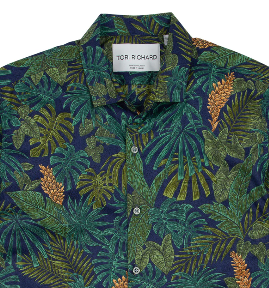 Woodcut Canopy Cotton Lawn Shirt by Tori Richard