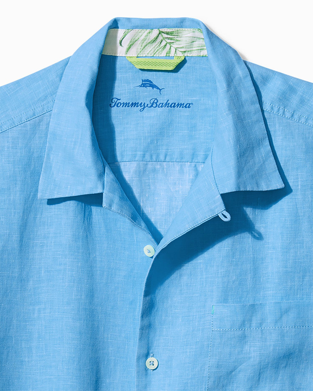 Sea Glass Breezer Linen Short Sleeve Shirt by Tommy Bahama