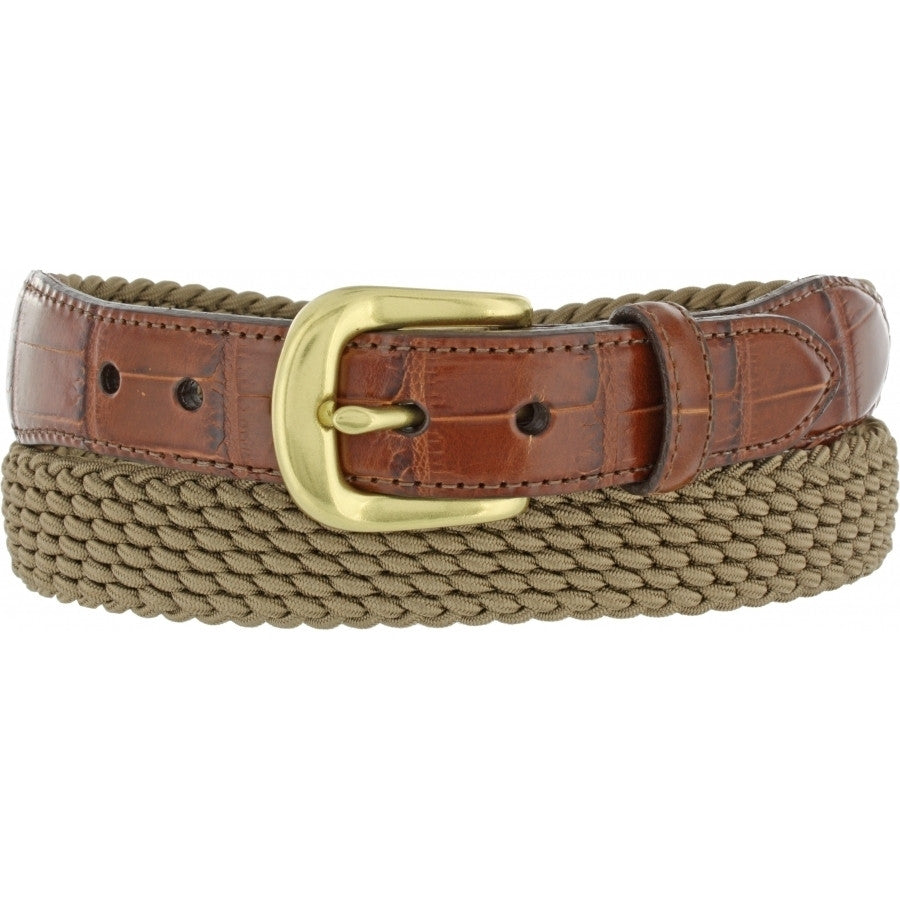 Khaki Stretch Belt by Brighton